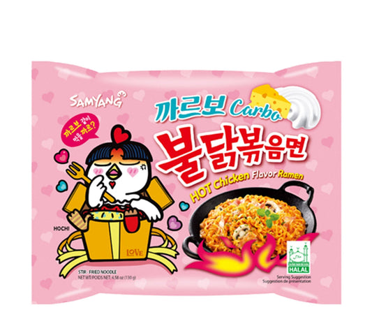 Samyang Buldak Carbonara Hot Chicken Flavor - 130 g